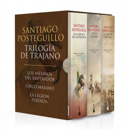 Estuche Trilogía de Trajano de Santiago Posteguillo