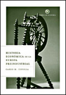 Historia económica de la Europa preindustrial de Carlo M. Cipolla