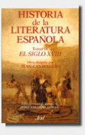 Historia literatura española. El siglo XVIII de Jean Canavaggio
