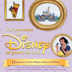 Kit Tus personajes de Disney en punto de cruz de