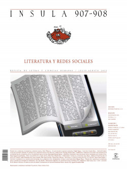 Literatura y redes sociales (Ínsula n° 907/908, julio/agosto de 2022) de