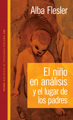 Niño en análisis lugar padre de