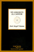No amanece el cantor de José Ángel Valente