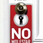 No molestar de
