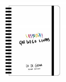 Agenda escolar semanal 2023-2024 «¡Estudia!» La de Girona de