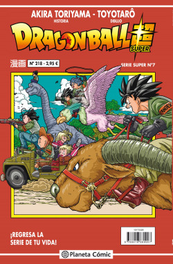 Dragon Ball Serie roja nº 218 de Akira Toriyama