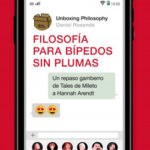 Filosofía para bípedos sin plumas de Daniel Rosende, Unboxing Philosophy